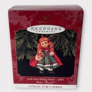 Hallmark Madame Alexander Little Red Riding Hood Christmas Ornament 1997